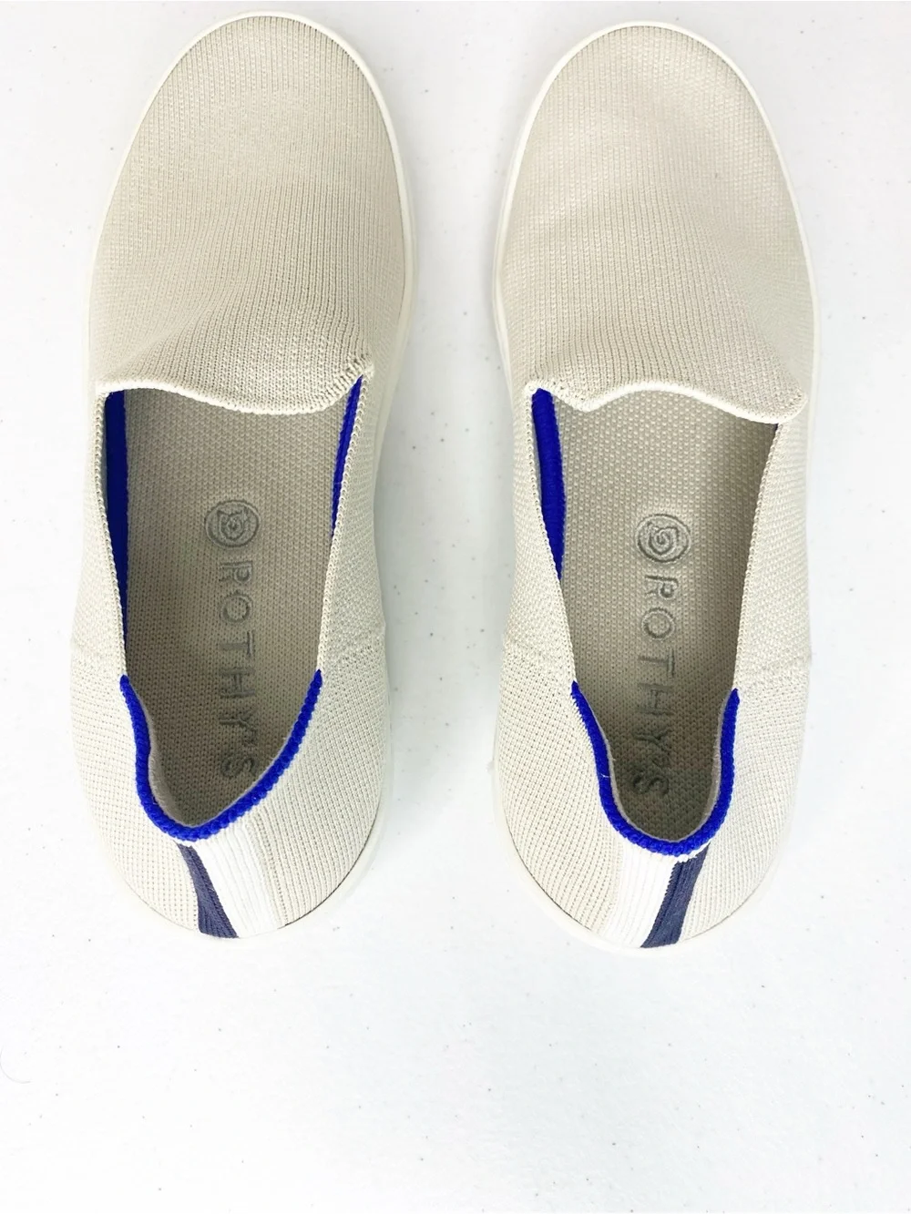 Rothy’s The Original Slip On Sneaker Sand Size 7.5